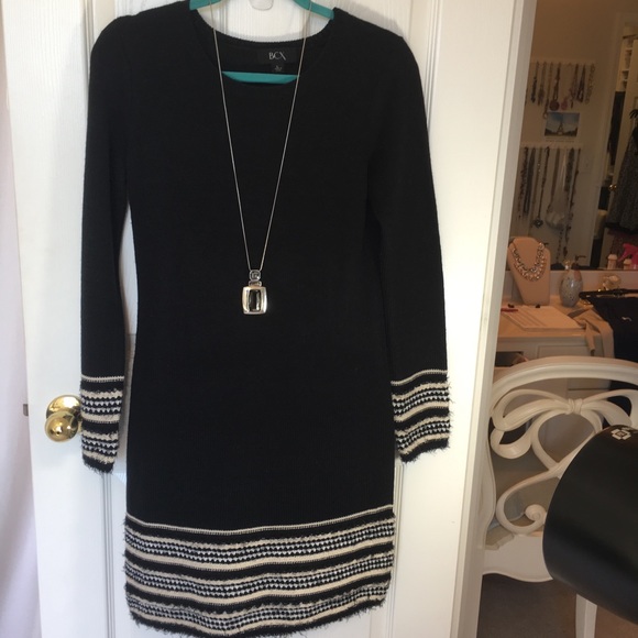 BCX Dresses & Skirts - BCX Black Sweater Dress size large